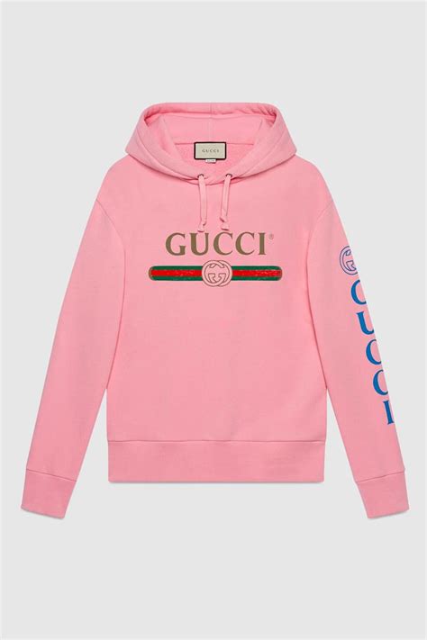 pink gucci hoodie|gucci trim tan hoodie sweatshirt.